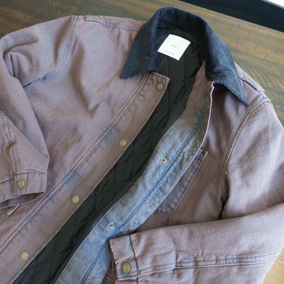MANGO Denim parka with contrasting collar - Picture 8 of 12